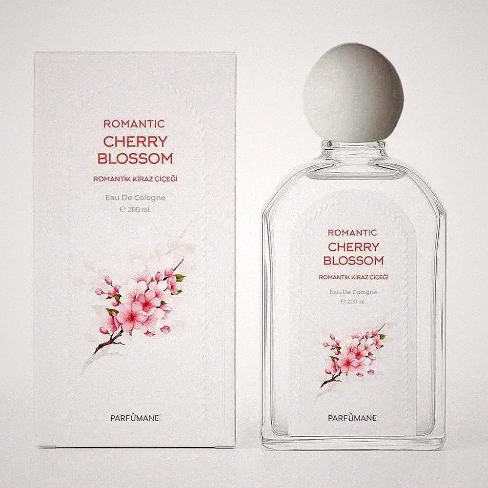 Romantic Cherry Blossom Perfumed Cologne with Floral and Powdery Notes