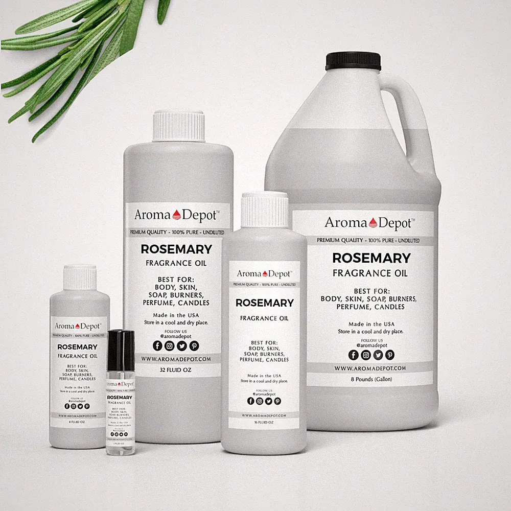 Rosemary Fragrance Oil for Body, Candles, Soaps, Lotions, Diffusers & Warmers