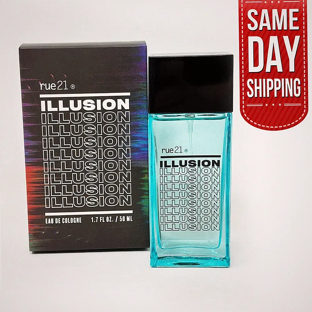 Rue21 Illusion Mens Eau De Cologne Spray Bottle - 1.7 fl.oz, 50ml