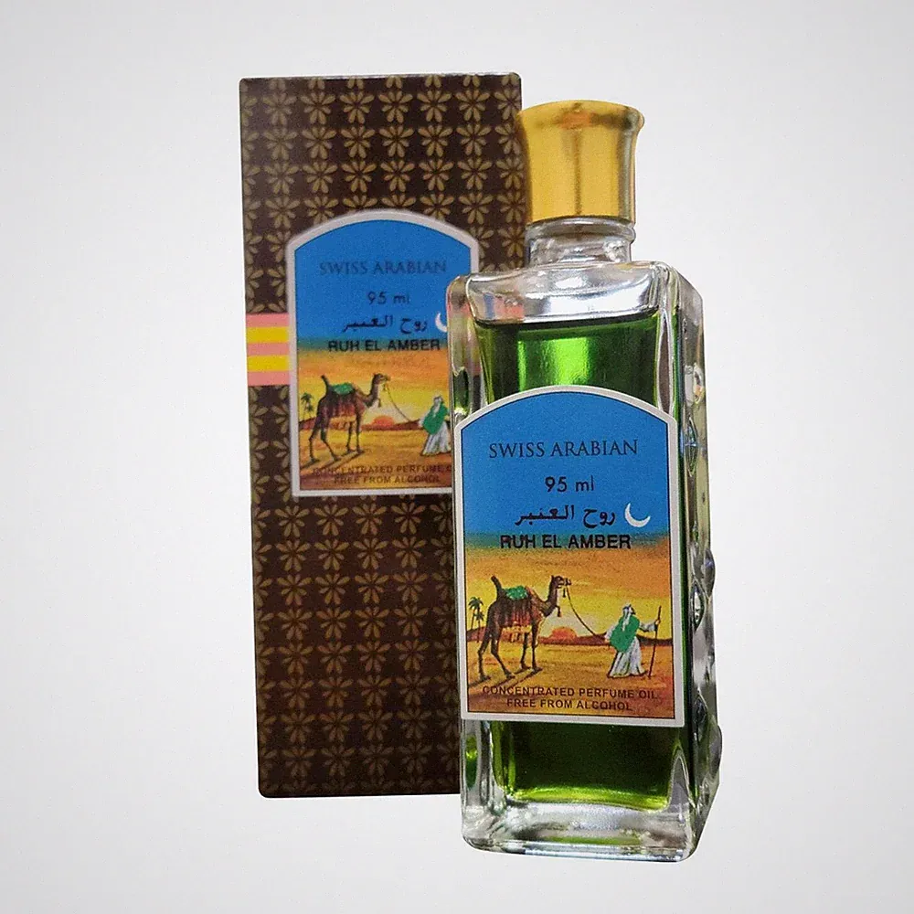 Ruh El Amber Concentrated Perfume Oil by Swiss Arabian 100ml 3.4 FL OZ
