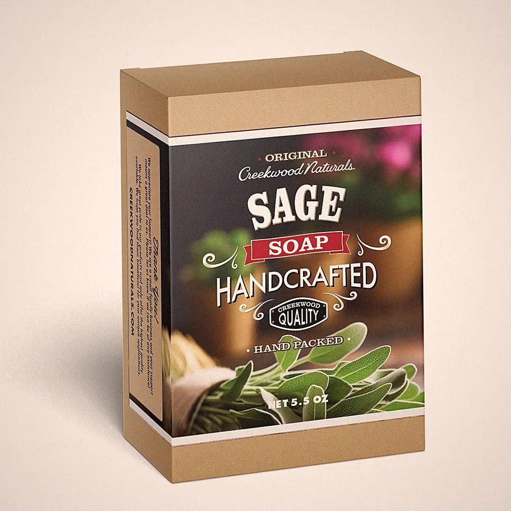 Sage Soap Bar - All Natural Perfume Free