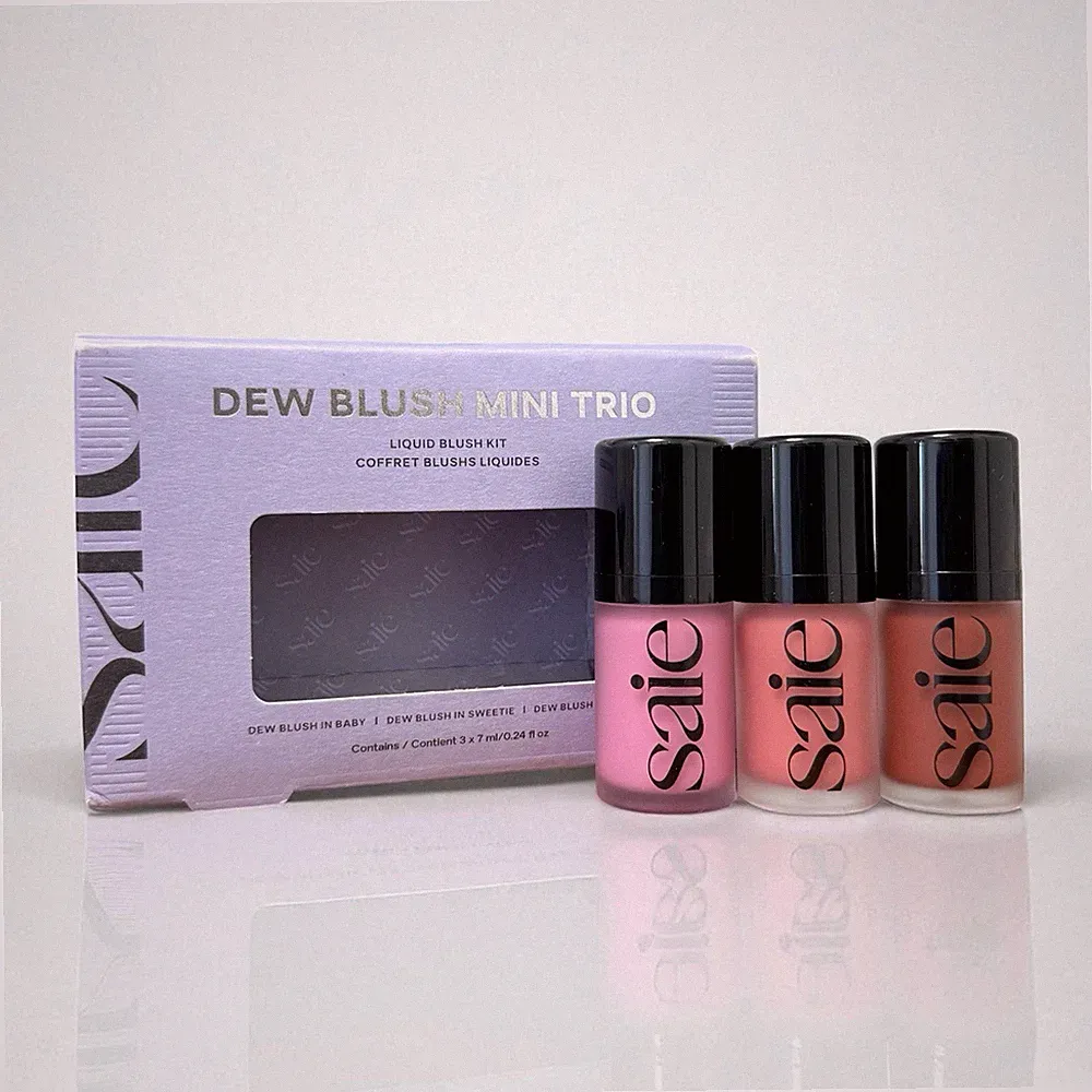 SAIE Mini Dew Blush Trio Gift Set, Baby, Sweetie, Spicy, Holiday 2025 LTD ED NIB