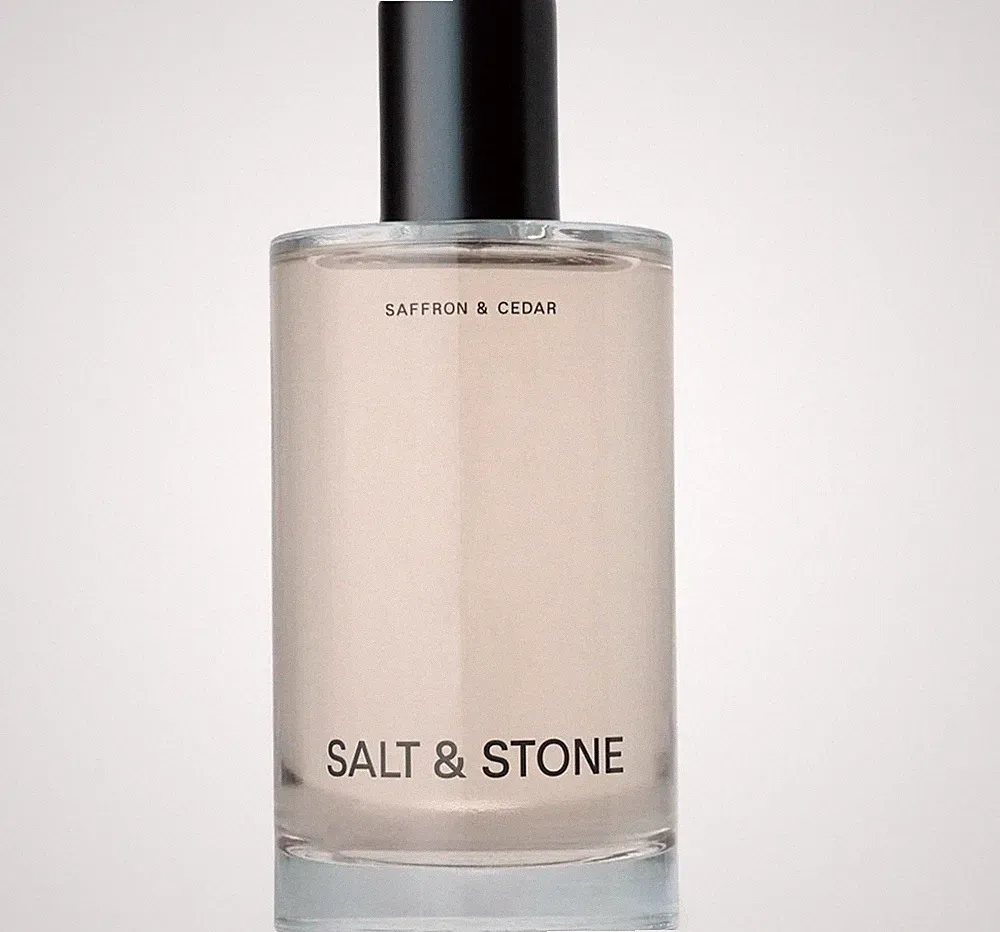 Salt & Stone Body Mist, Saffron & Cedar Scent, for Women and Men 3.4 fl oz