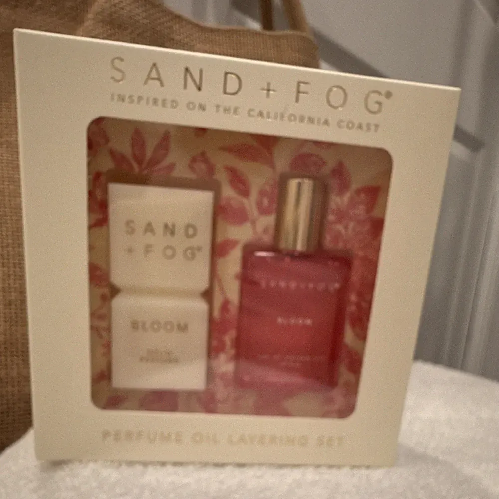 SAND + FOG Bloom Perfume Oil Layering Set Floral Solid & Roller Black Currant