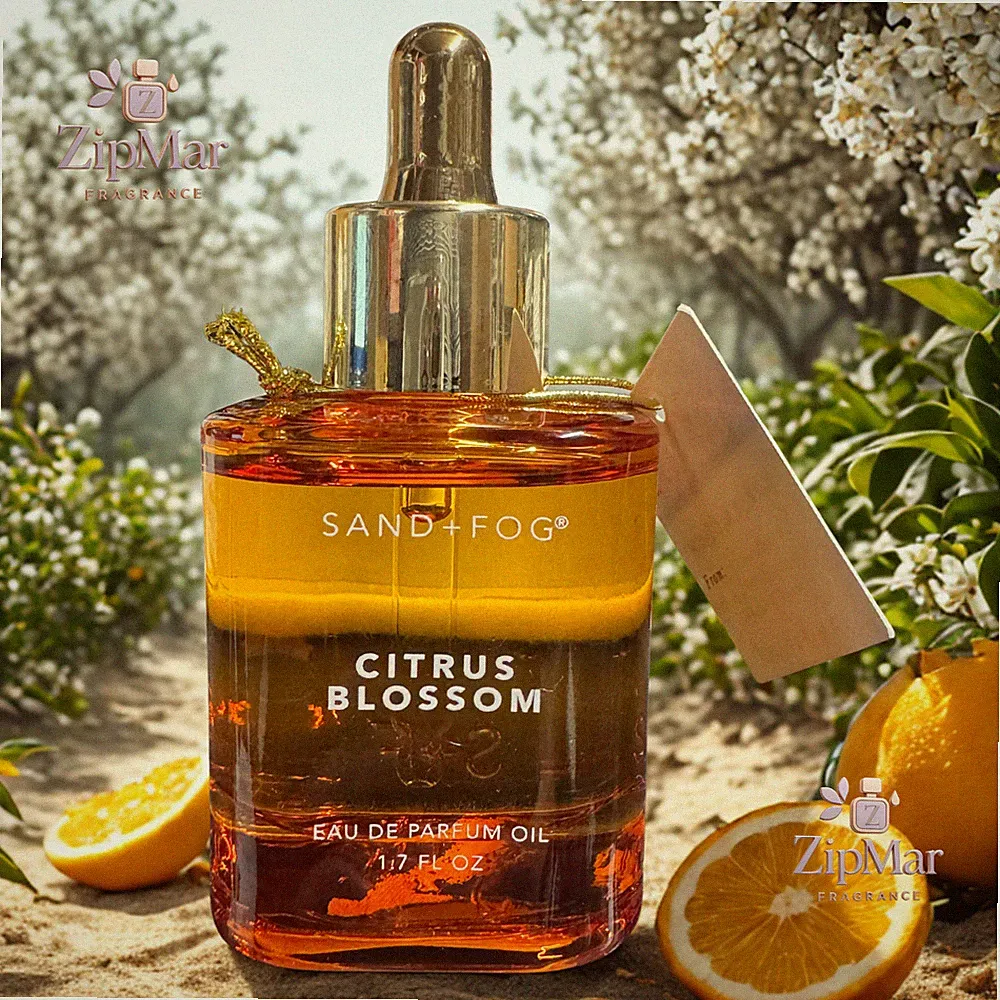SAND+FOG Citrus Blossom 50ml Perfume Oil Dropper Unisex Classic Brand Fragrance