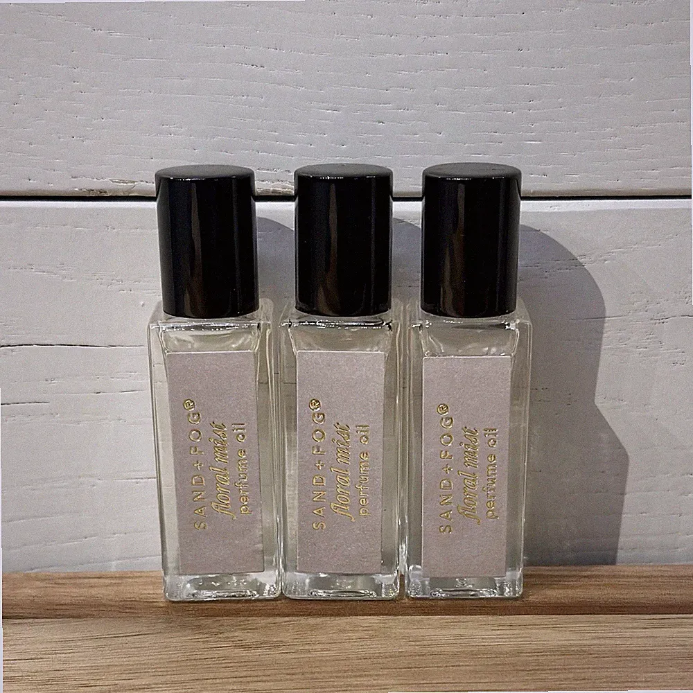Sand + Fog Floral Mist Perfume Oil 3x .17oz Mini Eau De Parfum Roller Rare NWOB
