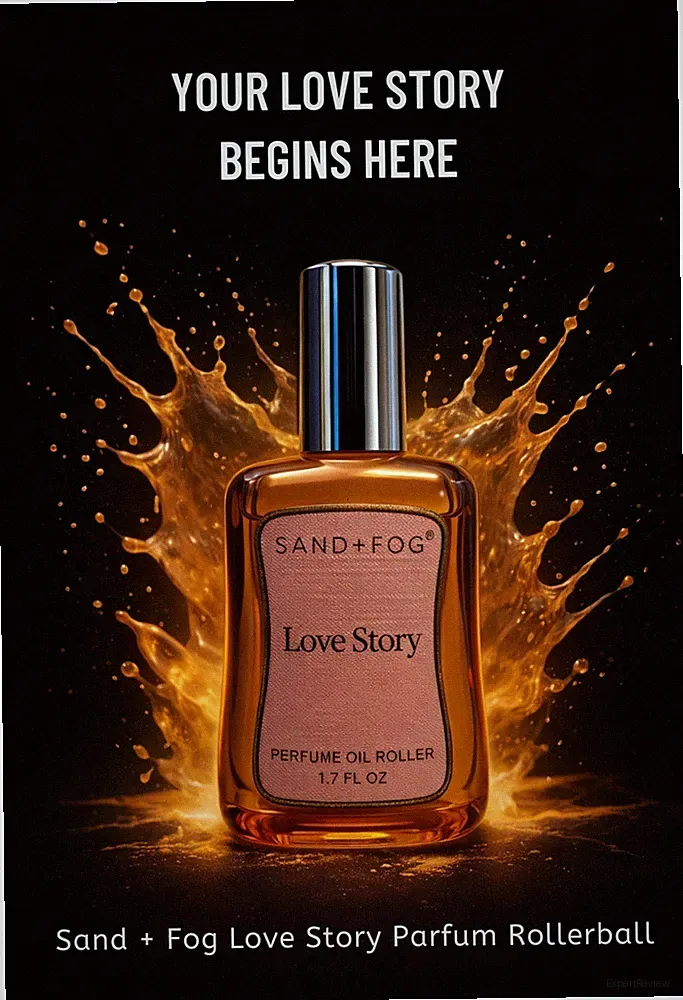 Sand + Fog Love Story Rollerball Perfume Oil – Soft, Clean, Addictive