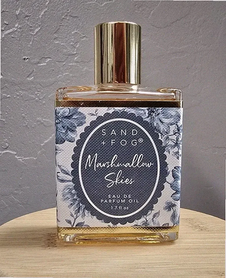 Sand + Fog MARSHMALLOW SKIES 1.7 Fl Oz Eau De Perfume Oil Rollerball Gourmand