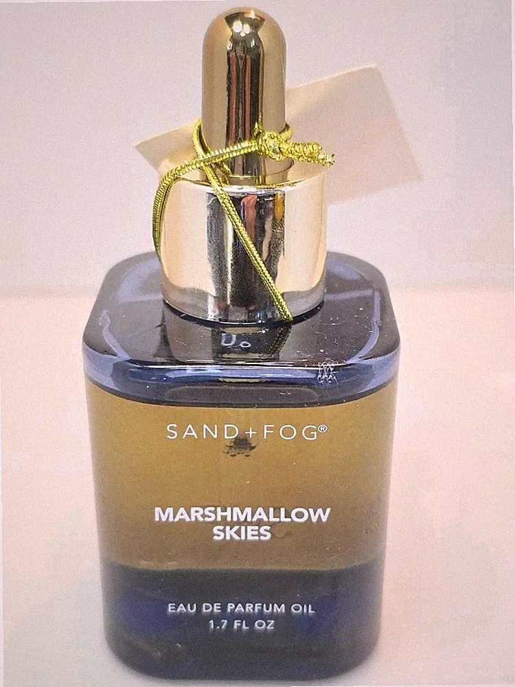 Sand + Fog Marshmallow Skies Perfume Oil 1.7 oz Eau de Parfum Dropper NWT