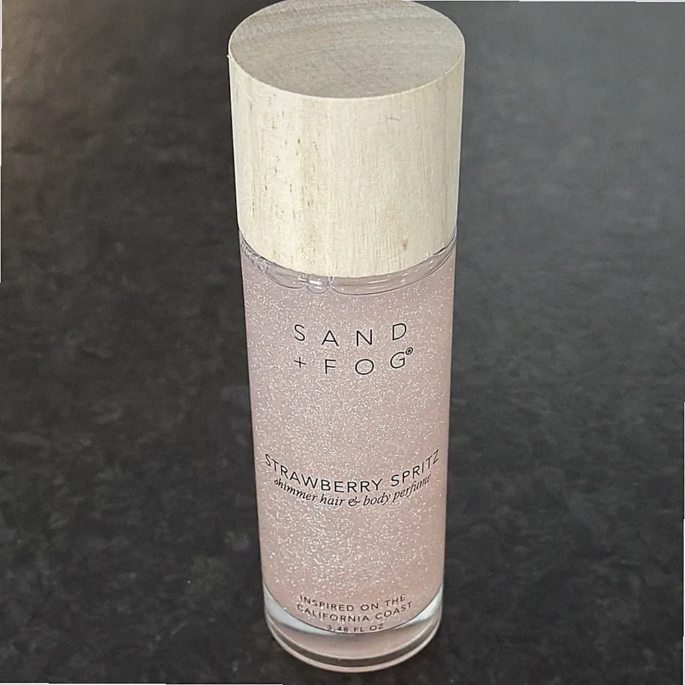 Sand + Fog Strawberry Spritz Shimmer Hair & Body Perfume 3.48 oz Fruity Gourmand