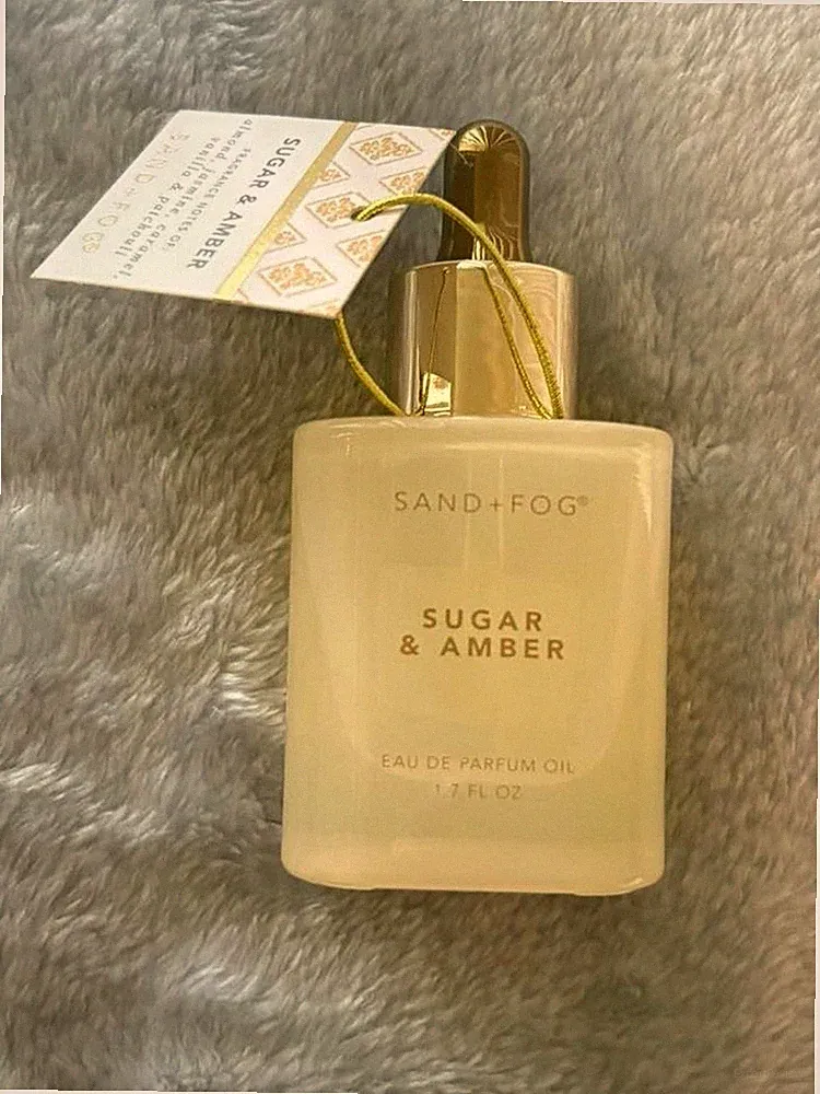 SAND+FOG Sugar & Amber Eau de Parfum Oil 1.7 fl oz Almond Jasmine Caramel