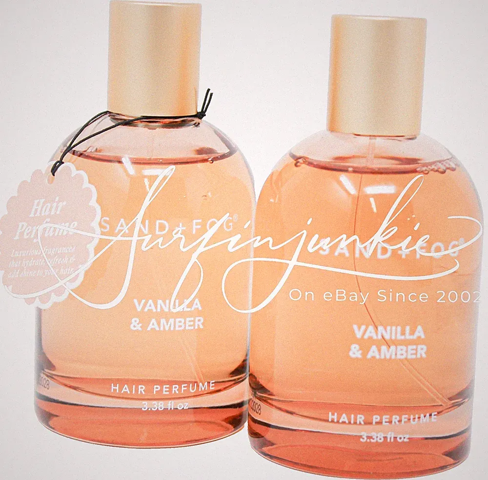 Sand + Fog Vanilla & Amber Hair Perfume Spray 3.38 oz Women's Fragrance 2pc Set