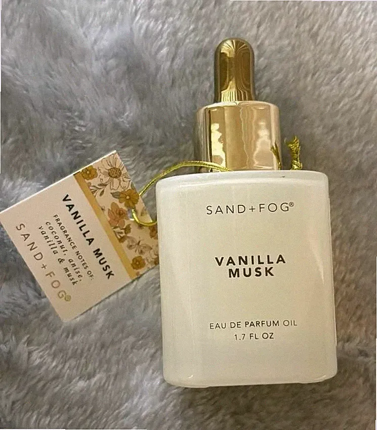 SAND+FOG Vanilla Musk Eau de Parfum Oil 1.7 fl oz Coconut Anise Musk