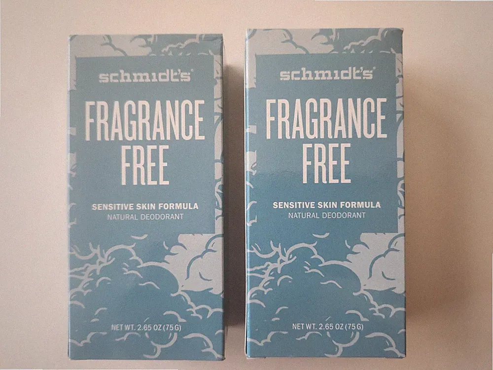 Schmidt's Natural Deodorant Fragrance Free Sensitive Skin Formula - 2 X 2.65 oz