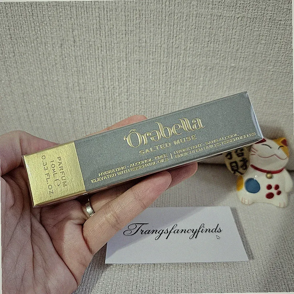 Sealed! Ōrəbella Salted Muse Perfume 0.33 oz / 10 mL Alcohol-Free Travel Spray