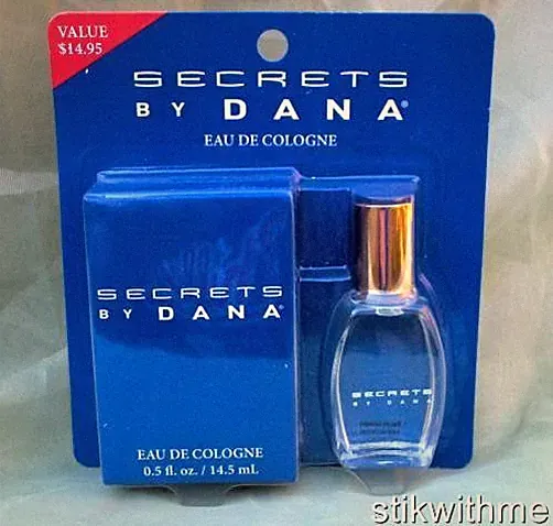 SECRETS by DANA EAU DE COLOGNE Splash Women's Fragrance 0.5 fl oz. NEW RARE