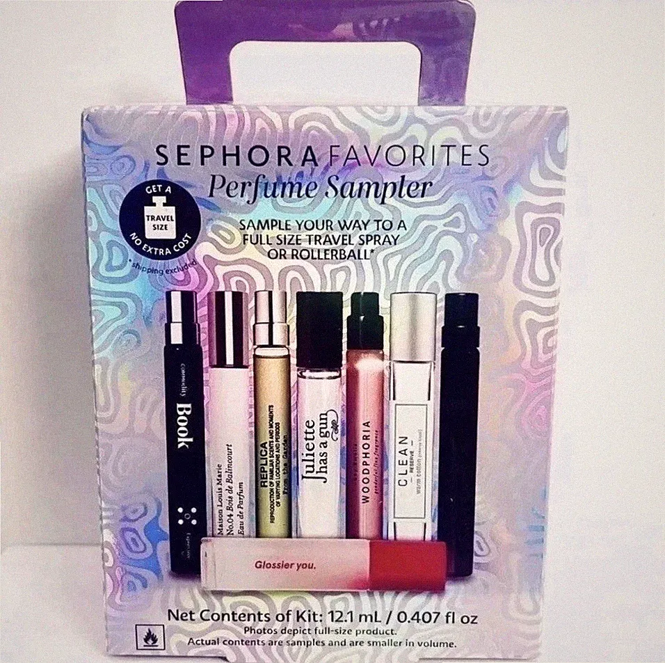 SEPHORA FAVORITES Perfume Sampler Gift Set in UNISEX SCENTS + CERTIFICATE NEW