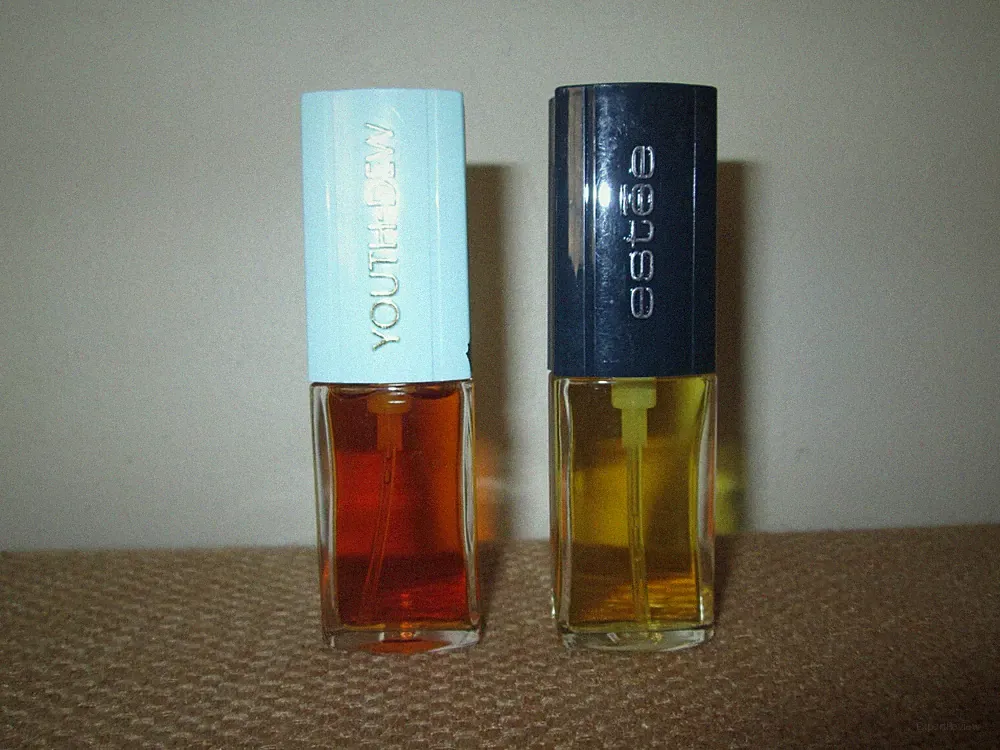 Set Of 2 ESTEE LAUDER .25 FL Oz Perfume Spray "Estee" & "Youth Dew" Travel Size