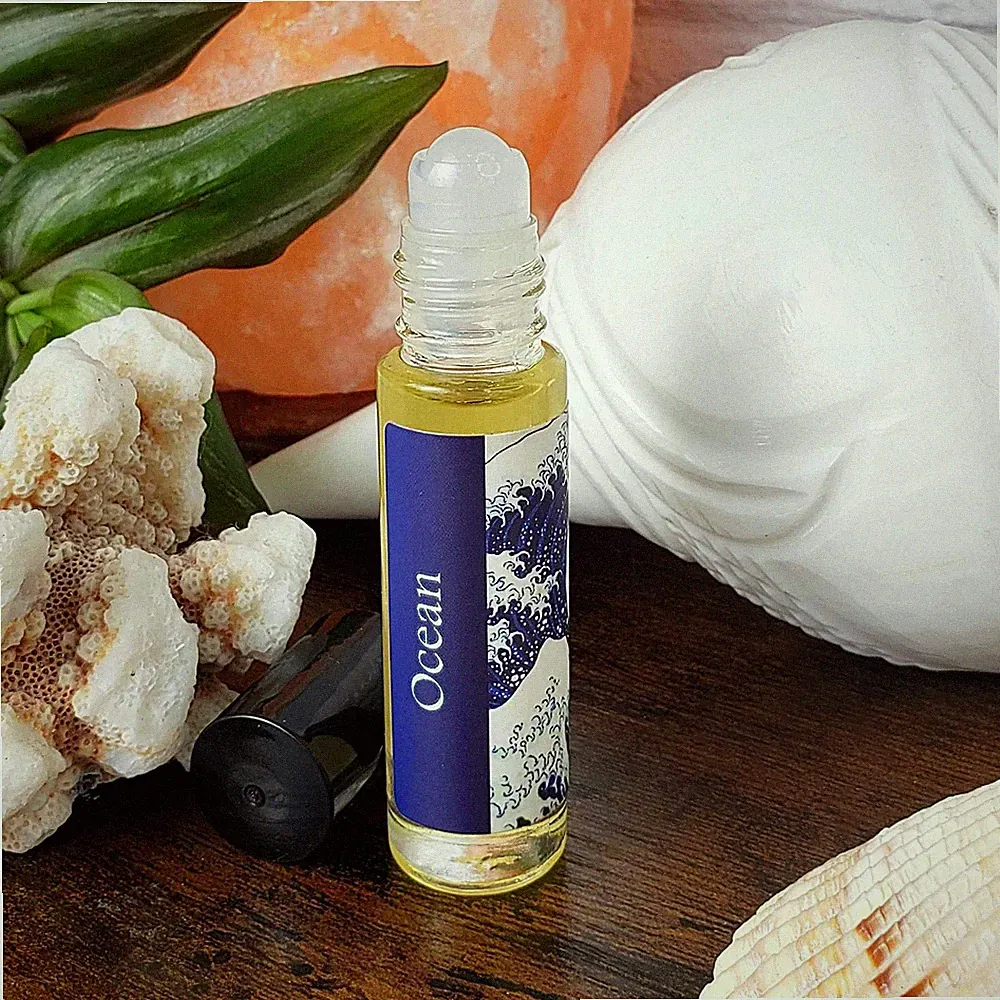 Shadow Scents Ocean Roll-On Perfume Body Oil Fresh & Light Aquatic Unisex Fragra