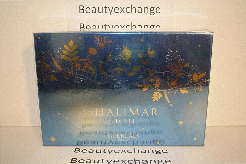 Shalimar Light By Guerlain Perfume EDT 1.7 Spray Body Lotion Veil Shower Gel Set