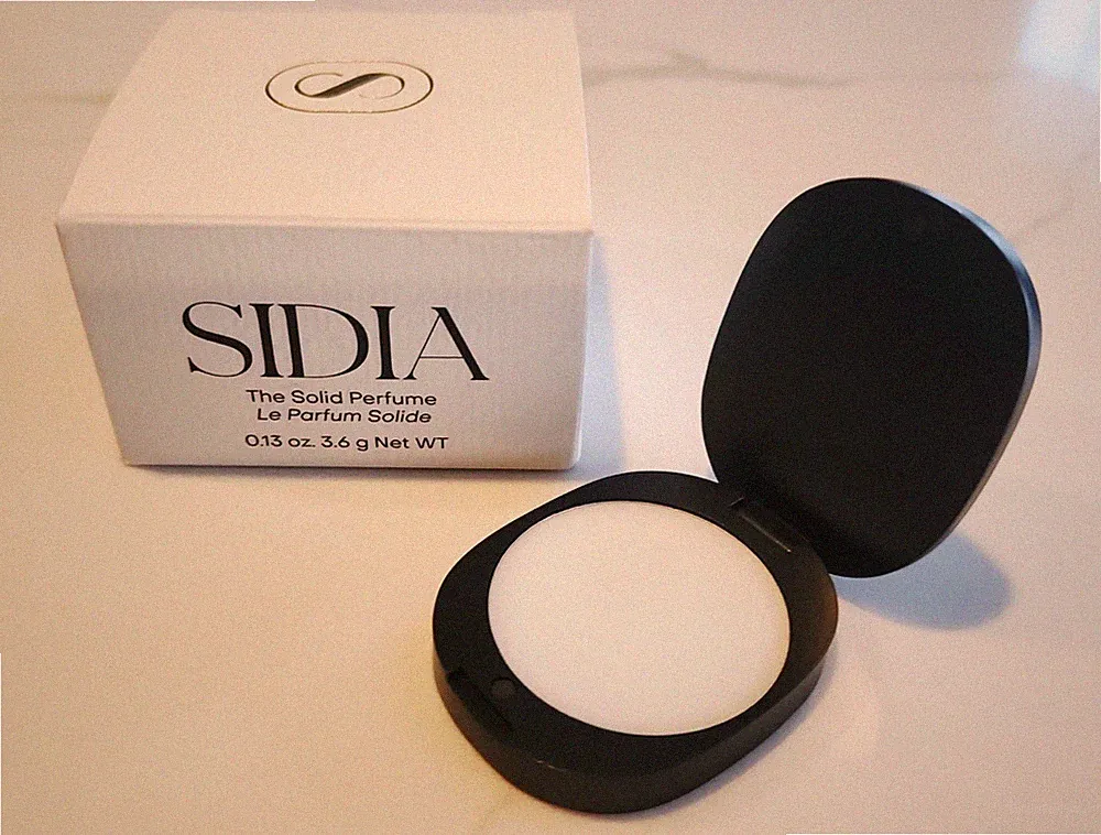 SIDIA The Solid Perfume Le Parfum Solide 0.13 oz 3.6 g BRALESS LEATHER & VANILLA