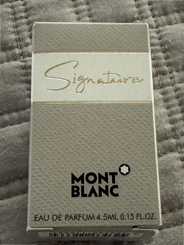 Signature Mont Blanc eau De Perfume Travel Size 4.5 Ml/.15 Fl Oz