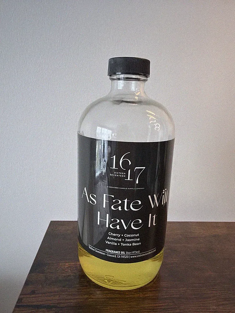 Sixteen Seventeen Fragrance Oil 16oz Cherry Coconut Almond Jasmine Vanilla
