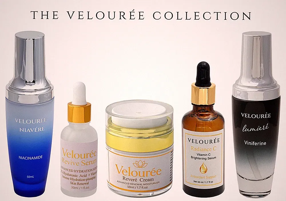 Skincare Anti-Aging & Brightening-5 Pc Luxury Skincare Set By Velourée