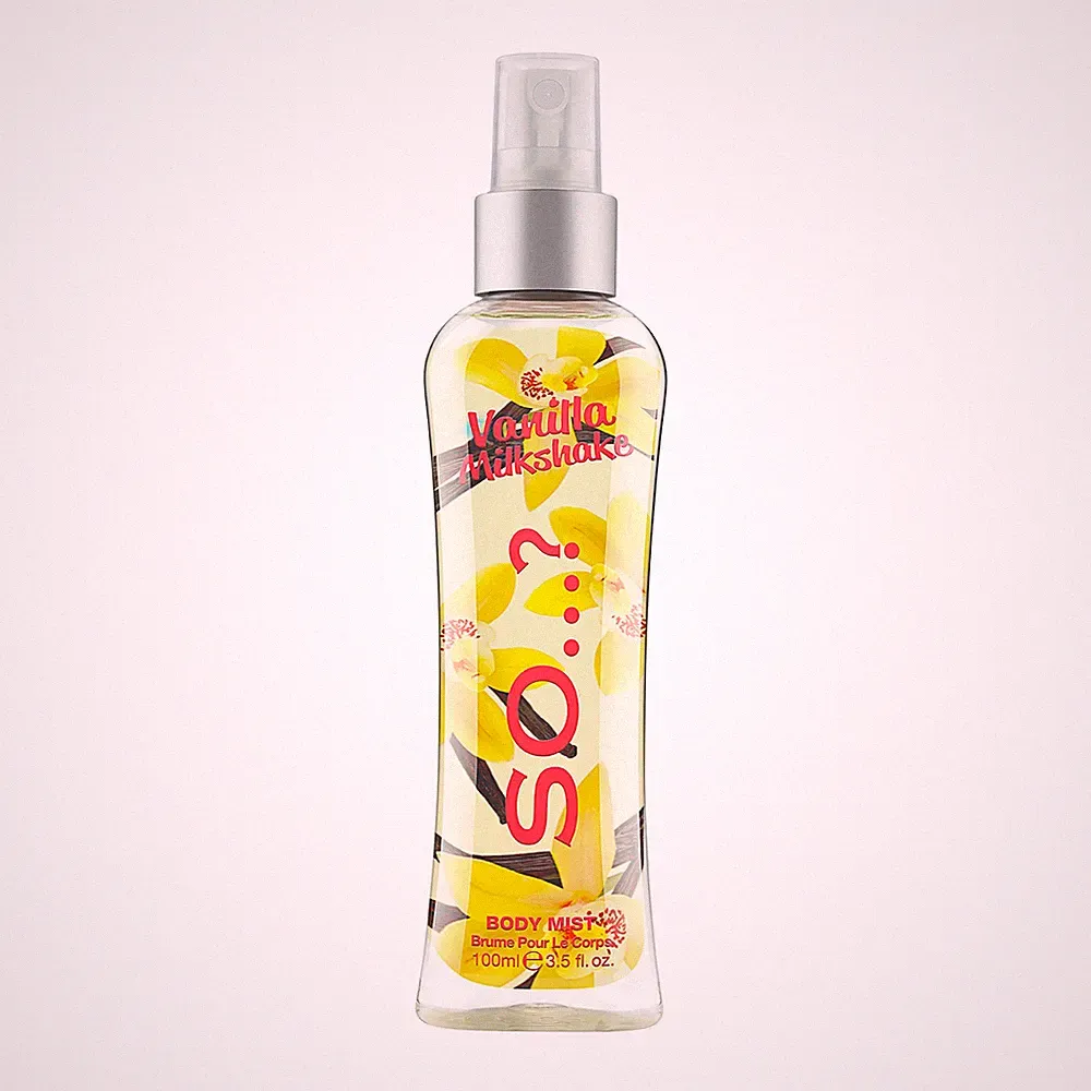 So...? Vanilla Milkshake Perfume Body Mist - Body Spray for Women - 3.5 Oz New