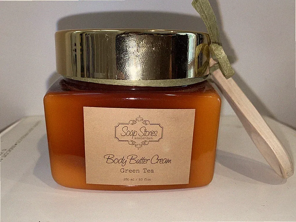 Soap Stories Body Butter Cream - Green Tea - NEW SEALED 9.5 Oz.