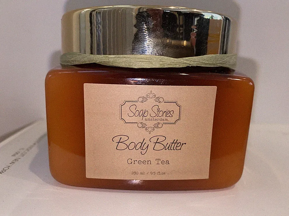 Soap Stories Body Butter - Green Tea - NEW SEALED 9.5 Oz.