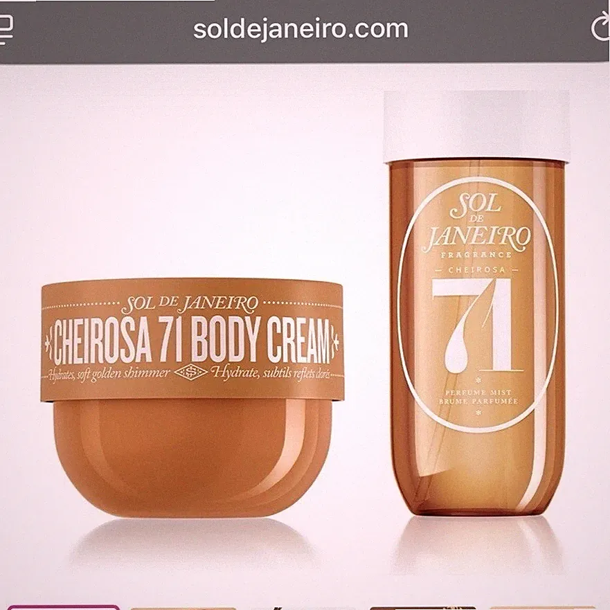 Sol de Janeiro Cheirosa 71 Caramelized Vanilla Body Cream & Perfume Mist Duo