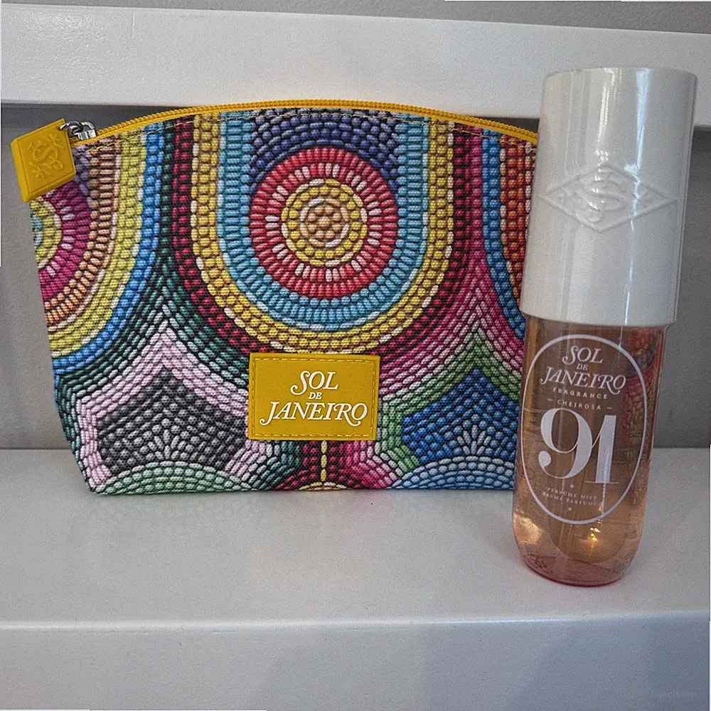Sol de Janeiro Cheirosa 91 Perfume 3oz New Sealed + SDJ Pouch Gift Set