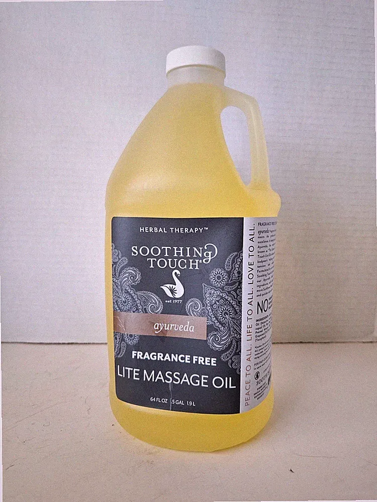 Soothing Touch Lite Massage Oil - Fragrance Free - Ayurveda 64fl oz