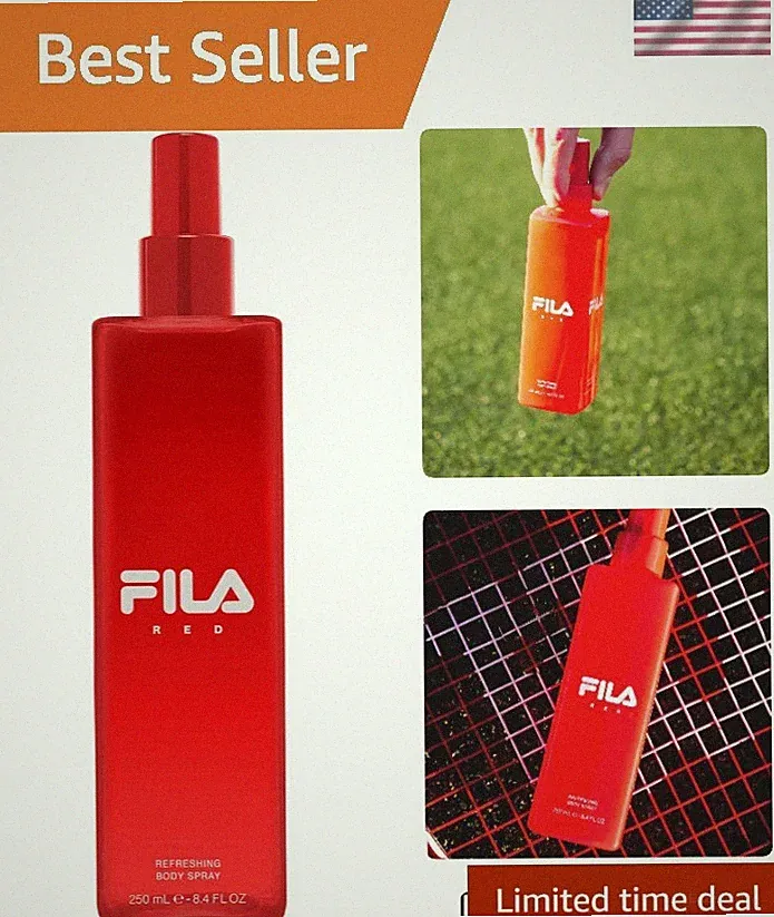 Sophisticated RED for Men - Long-Lasting 8.4 Oz Fragrance in Portable Design