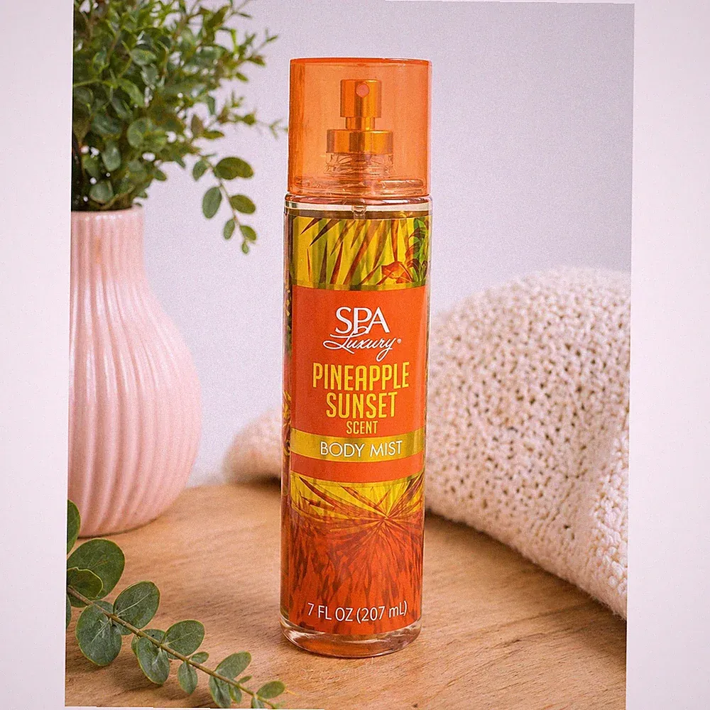 SPA Luxury Pineapple Sunset Body Mist 7oz Tropical Scent Spray Women New