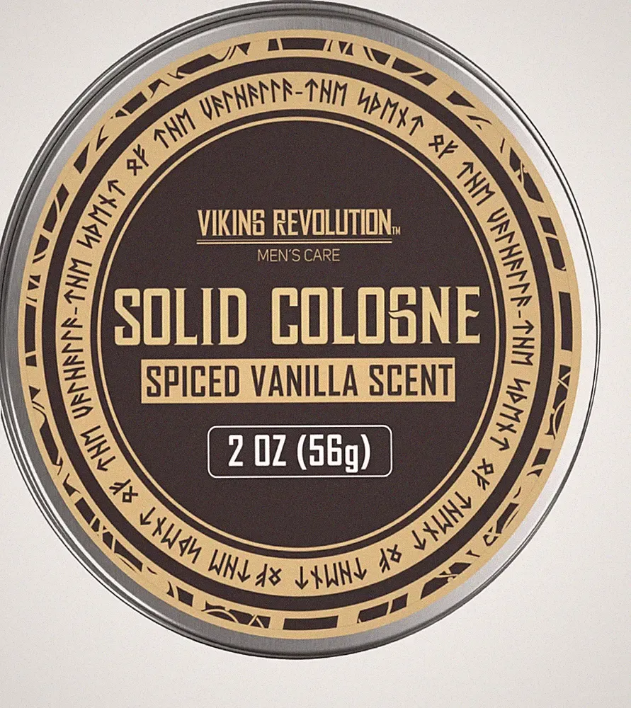 Spiced Vanilla Mens Solid Cologne Men 2 Oz - Men Solid Perfume Cologne for Men