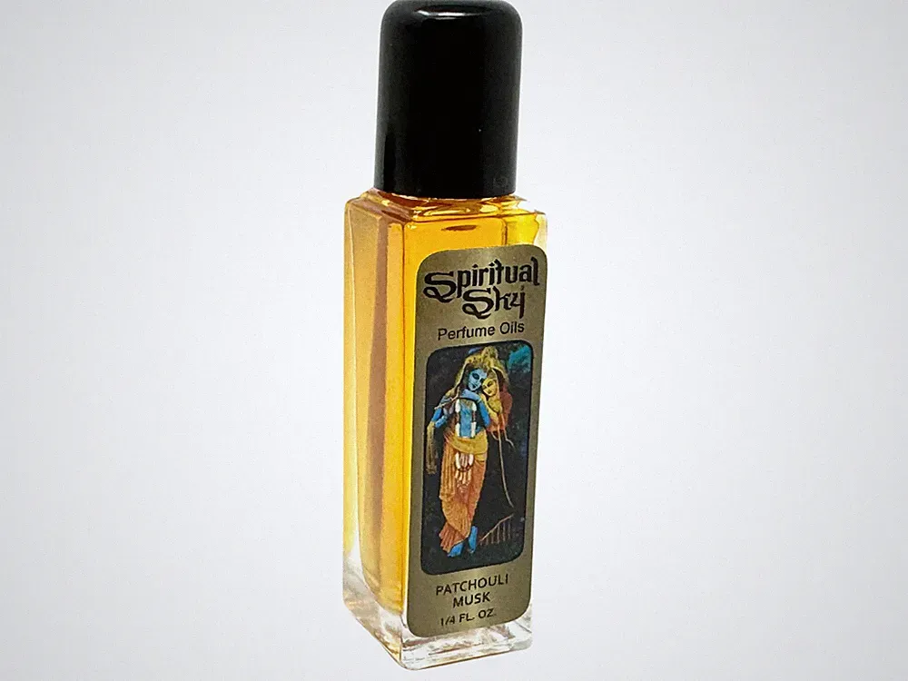 Spiritual Sky Oil: PATCHOULI MUSK Scented (60's Hippy Unisex Perfume Patchouly)