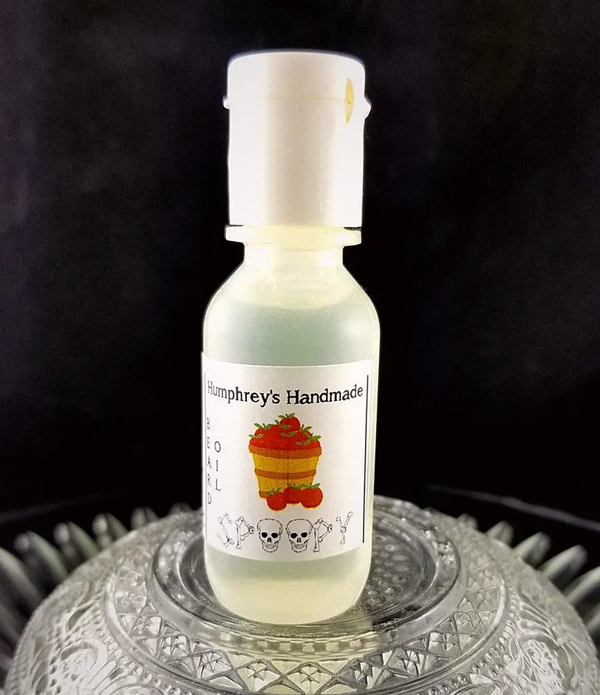 SPOOPY Men's Beard Oil Serum .5 oz All Natural Cologne Apple Cider Scent Fall