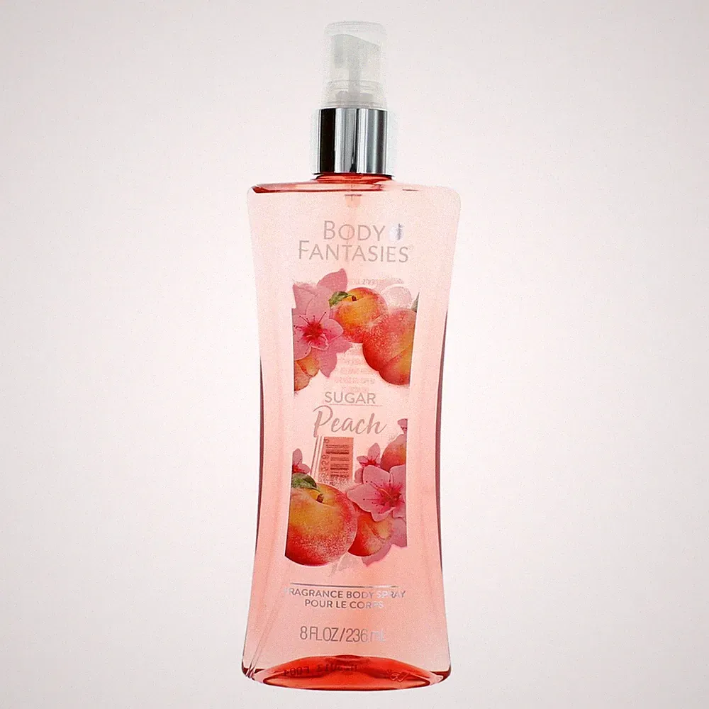 Sugar Peach by Body Fantasies, 8 oz Fragrance Body Spray for Women
