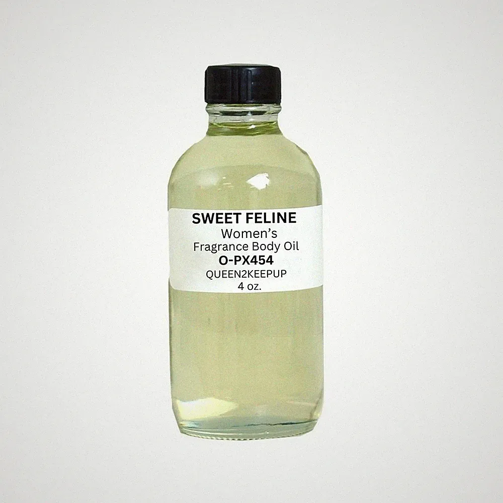 Sweet Feline (Women) Body Oil 4 oz Fragrance All Natural Scent