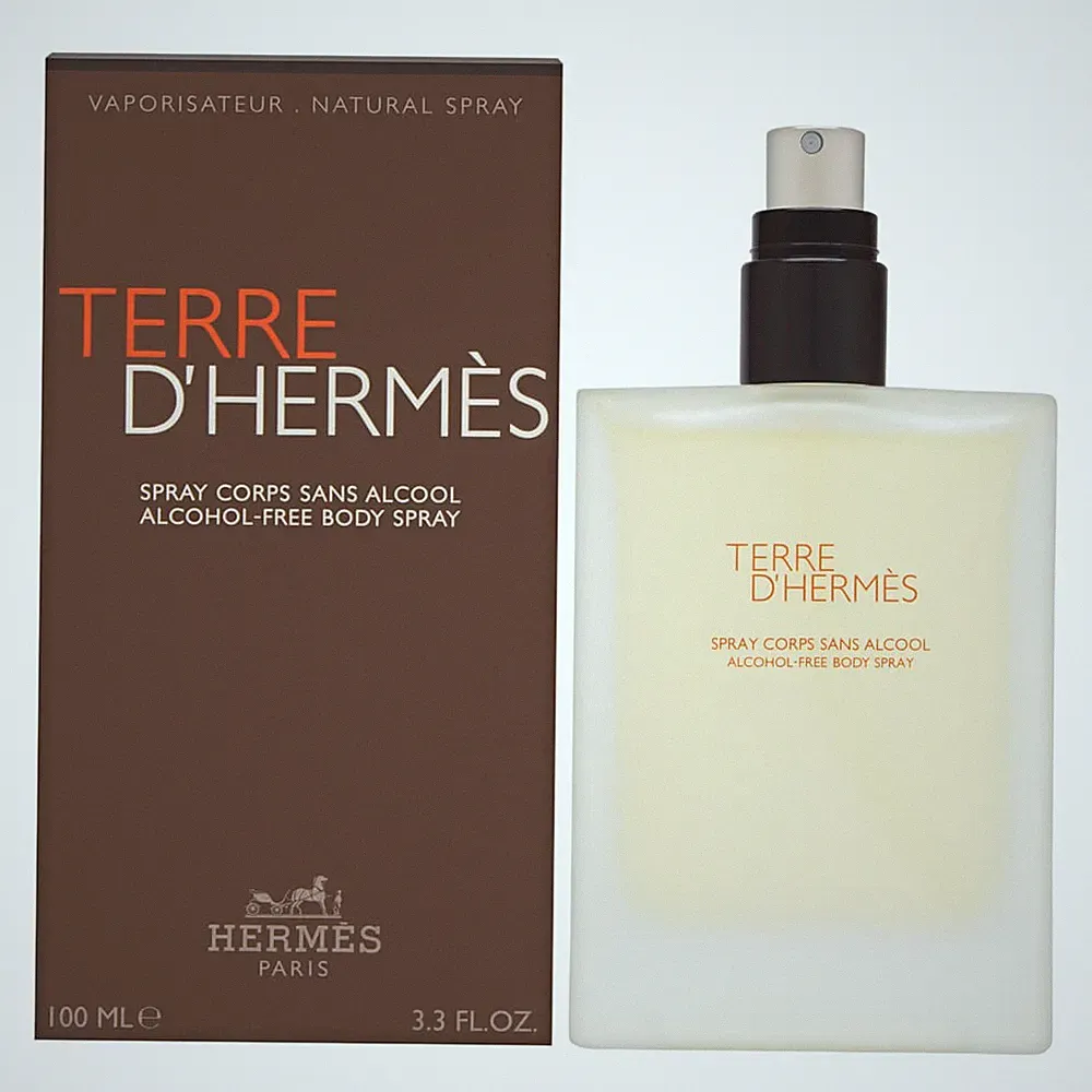 Terre D'Hermes by Hermes for Men 3.3 oz Alcohol-Free Body Spray