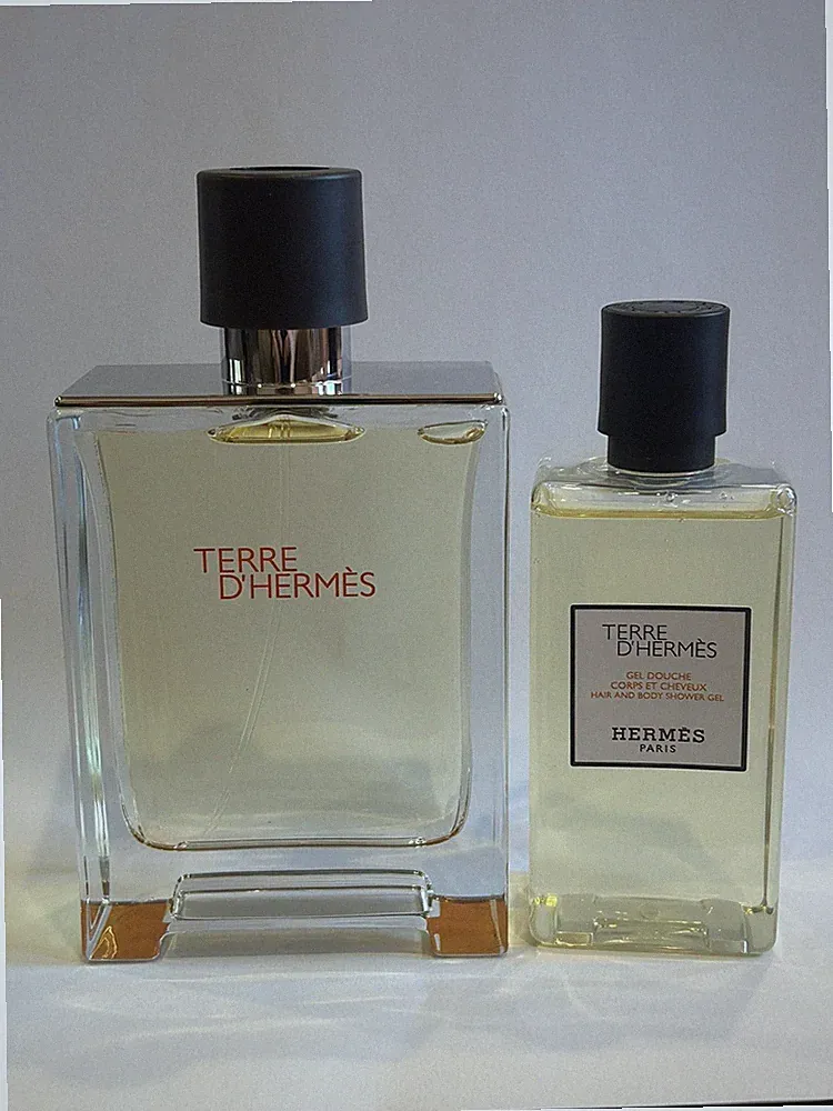 Terre D’Hermes Set: 100ml EDT Spray & 80ml Hair & Body Shower Gel New In Box