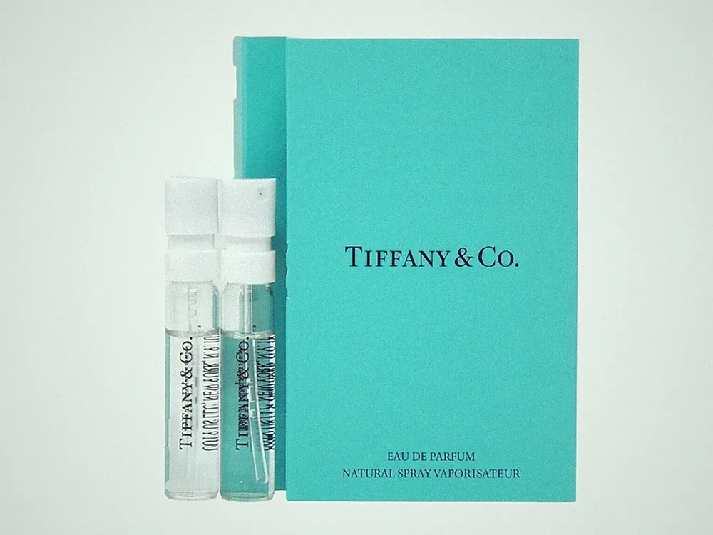 TIFFANY & CO EAU DE PARFUM EDP 1.2ml .04fl oz x 2 PERFUME SPRAY SAMPLE VIALS