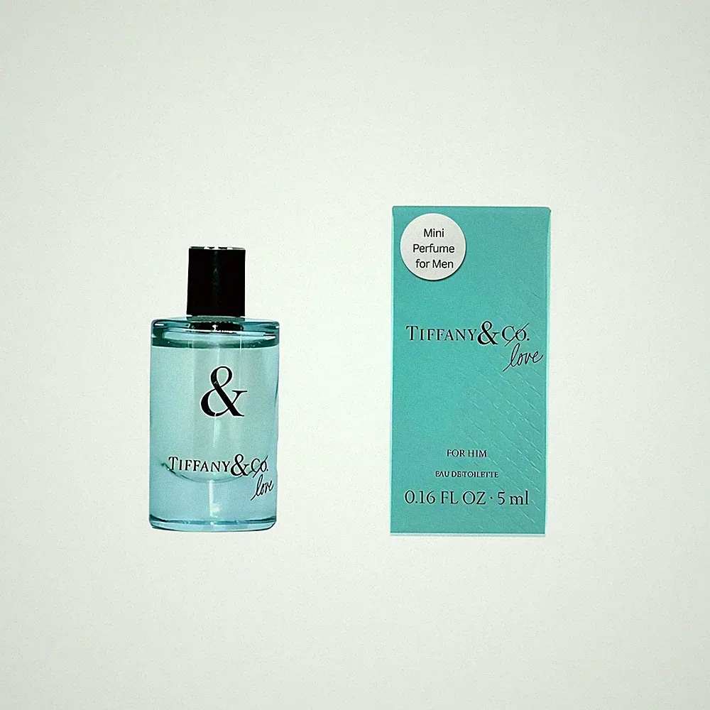 Tiffany & Co. Love for Him Eau De Toilette Mini Perfume Splash for Men .16 Fl Oz