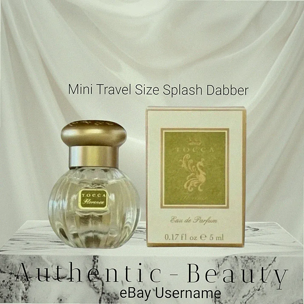 TOCCA New York Florence Eau de Parfum Mini Splash Dabber 0.5oz Luxury Perfume