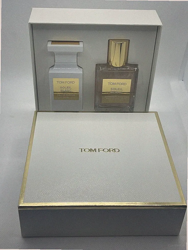 Tom Ford Private Blend Soleil Blanc Parfum and Shimemering Body Oil - Gift Set
