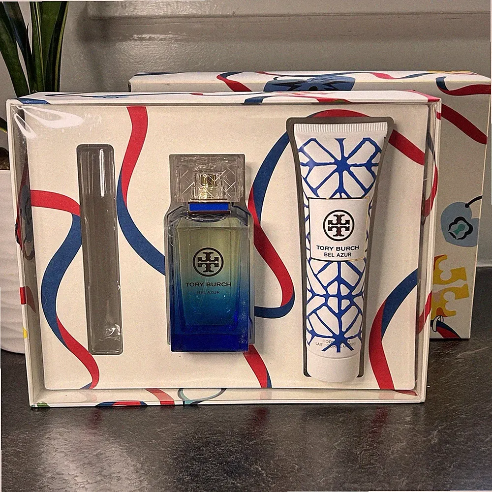 Tory Burch BEL AZUR 3.4 oz Eau De Parfum Spray Perfume & Body Lotion NO ROLLER