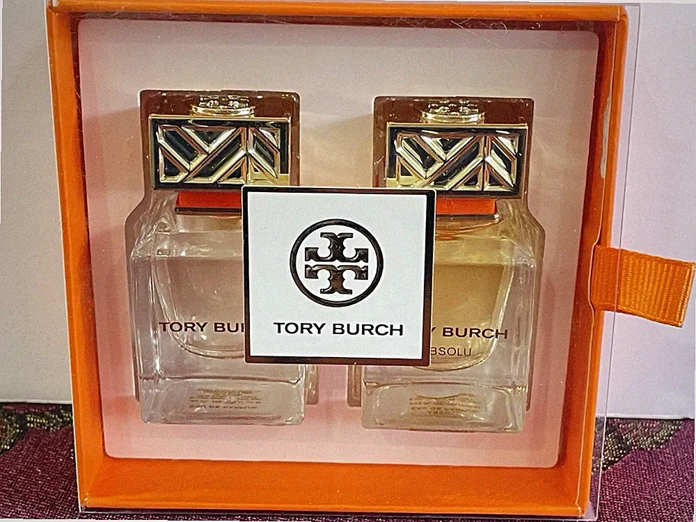 Tory Burch Signature Scent & Absolu EDP Mini Parfum GIFT SET Travel Size .24 Oz