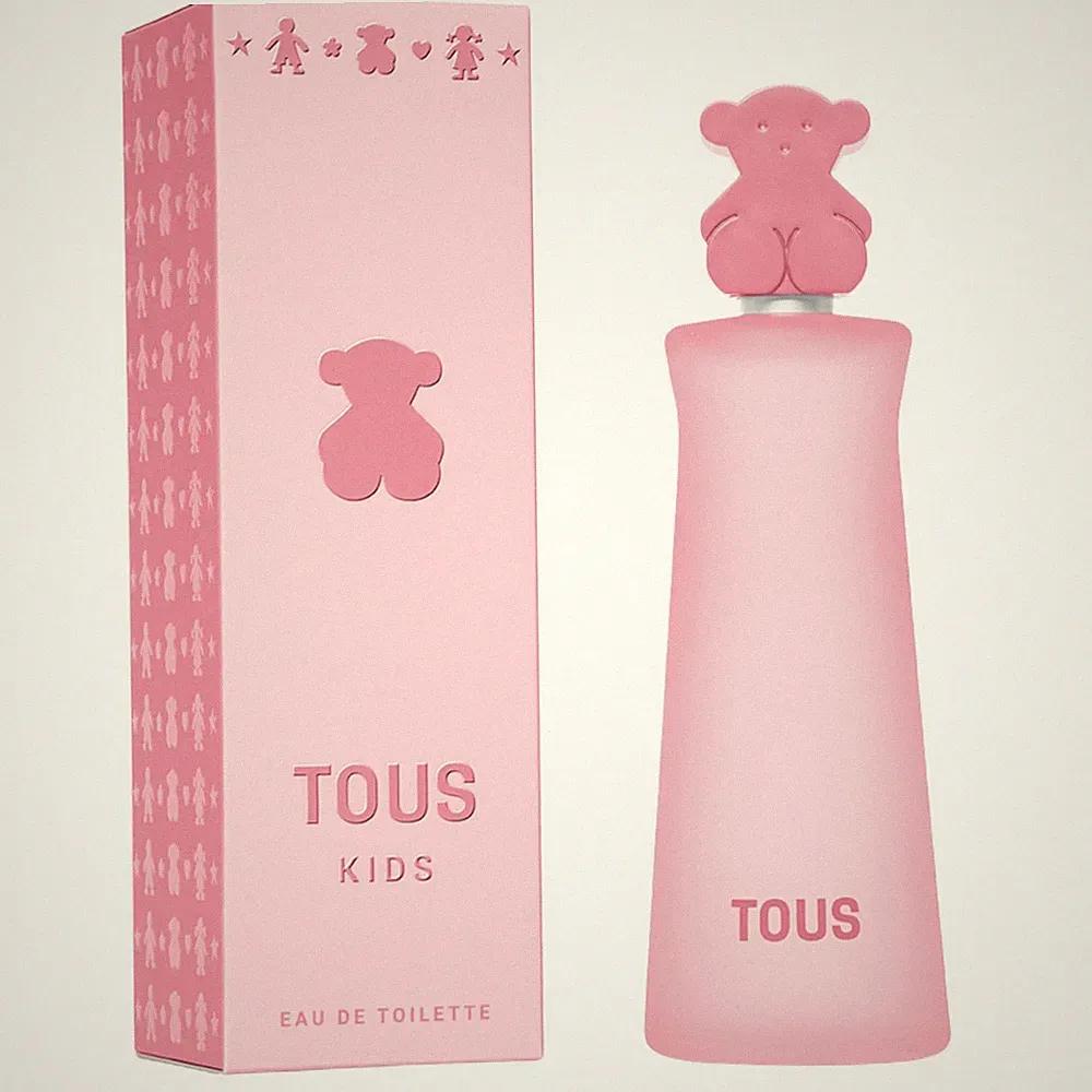 TOUS Kids Girl Eau de Toilette Spray, Floral Fresh Scent, Gentle on Girls